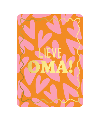Wenskaart - Lieve oma