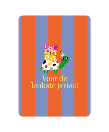Wenskaart - Voor de leukste jarige