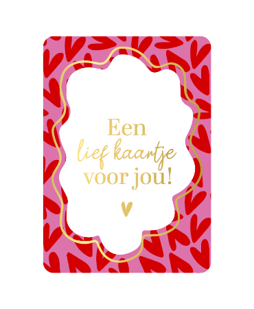 Wenskaart - Een lief kaartje voor jou