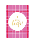 Wenskaart - Veel liefs