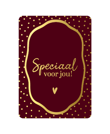 Wenskaart - Speciaal voor jou met stippen