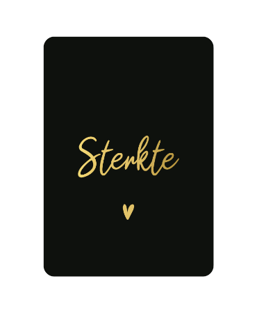 Wenskaart - Sterkte (donkergroen)