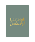 Wenskaart - Hartelijk bedankt