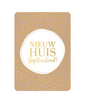 Wenskaart - Nieuw huis gefeliciteerd