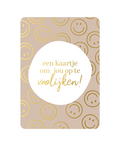 Wenskaart - Een kaartje om jou op te vrolijken