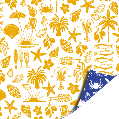 Cadeaupapier - Sand & Shells