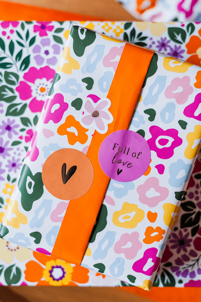 Cadeaupapier - Leopard Garden
