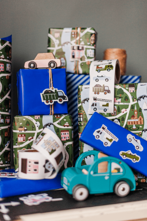 Cadeaupapier - My Little Village
