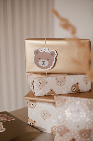 Cadeaupapier - Little Bear (beige)