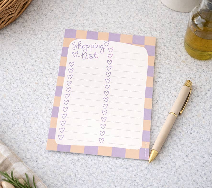 Notitieblok - A6 - Shopping list