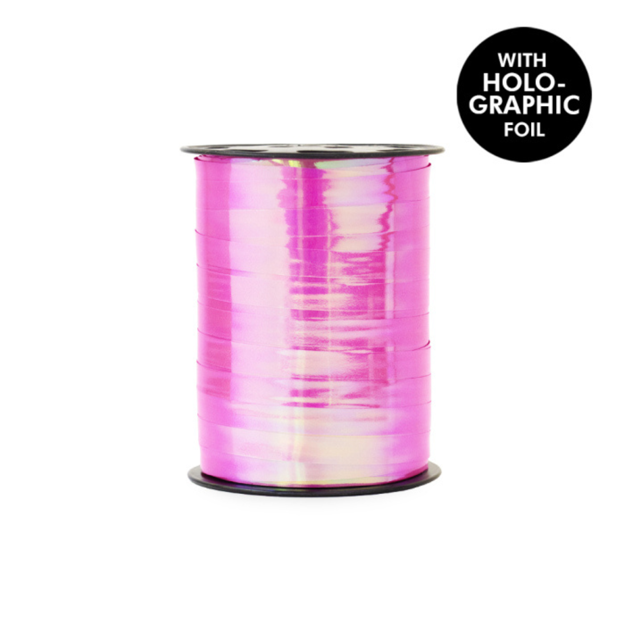 Krullint - Paporlene holographic pink