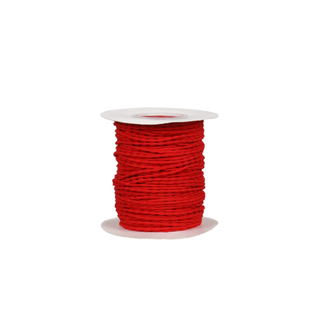 Elastiek Lint - Pebble · red · 3 mm