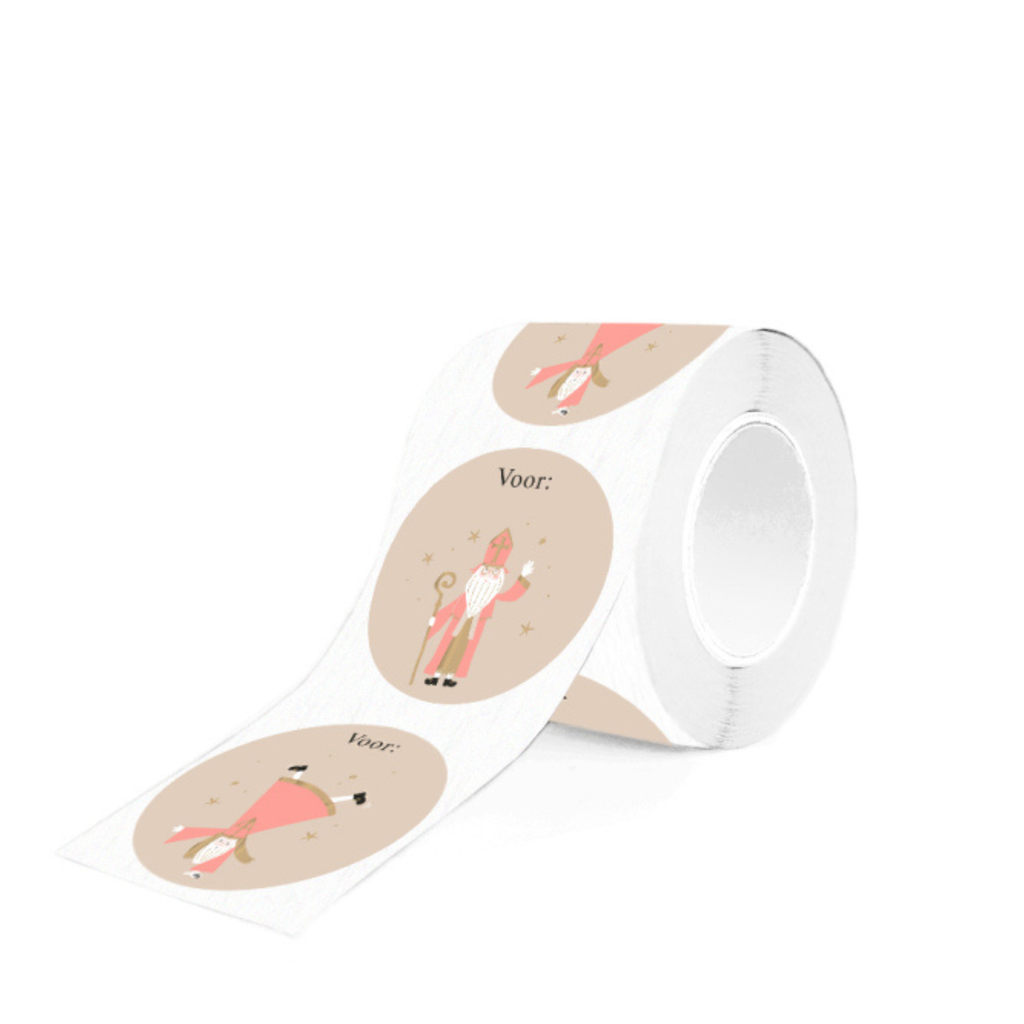 Stickers Sint Duo - Acrobaat Goud