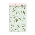 Cadeauzakje Kerst Mistletoe - green - 12x19cm - 5 stuks - S