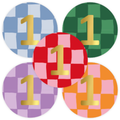 Stickers - verjaardag cijfers - kies je cijfer - 10 stuks
