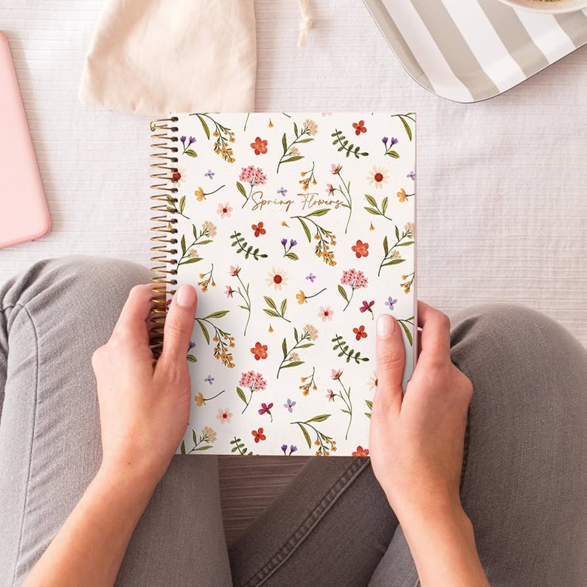 Notebook - Spring flowers - A5