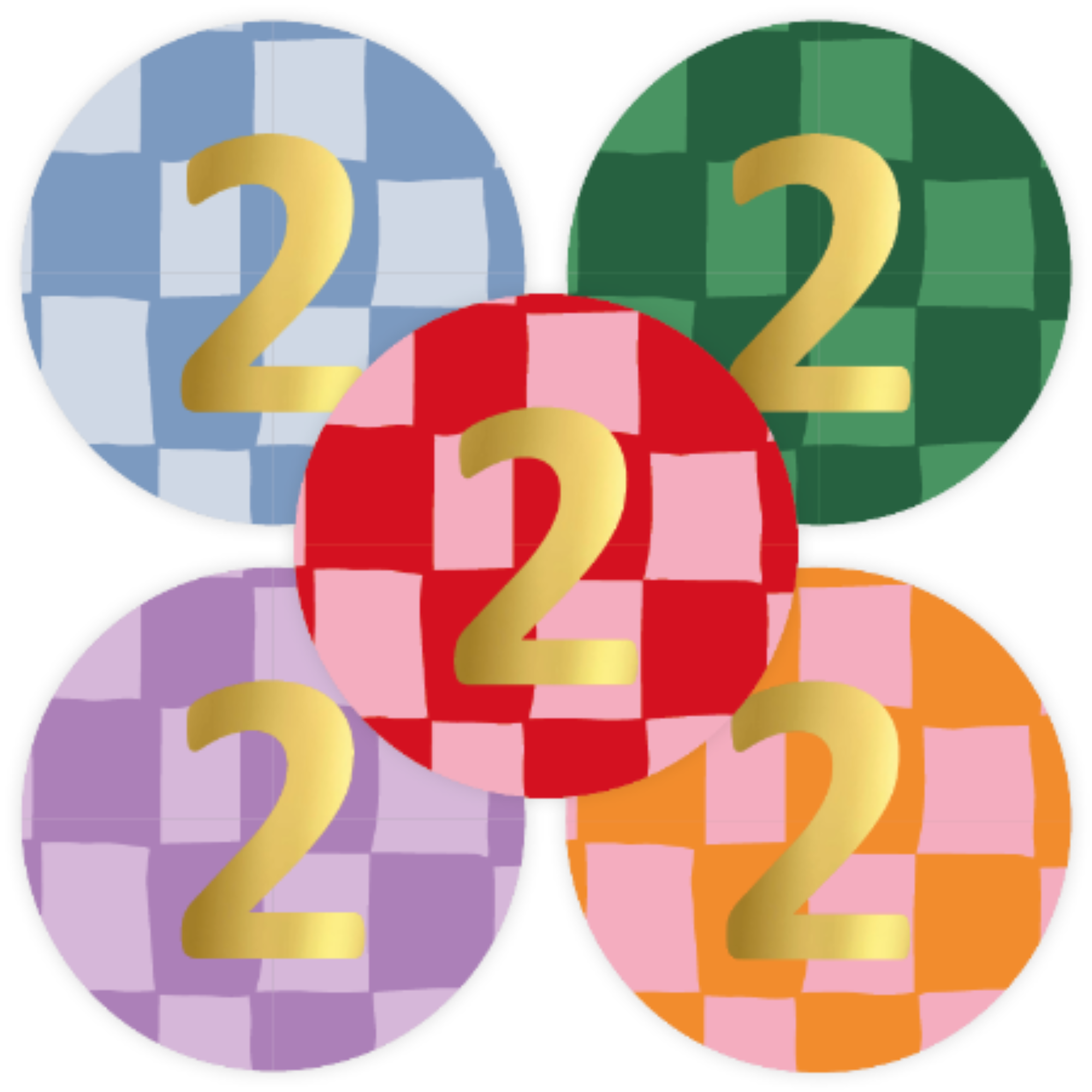 Stickers - verjaardag cijfers - kies je cijfer - 10 stuks