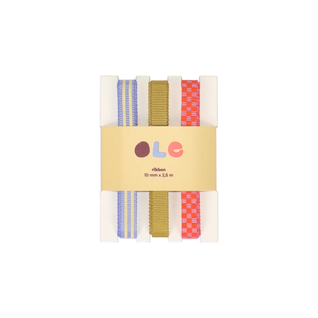 Ole - Ribbed ribbon · stripe + plain + checkerboard