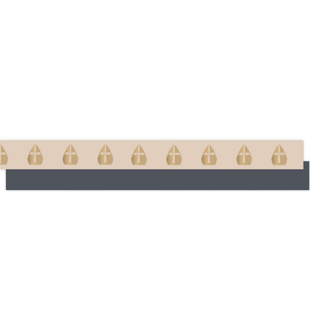 Sint Lint - Paporlene - Mijter - Beige - Night Blue