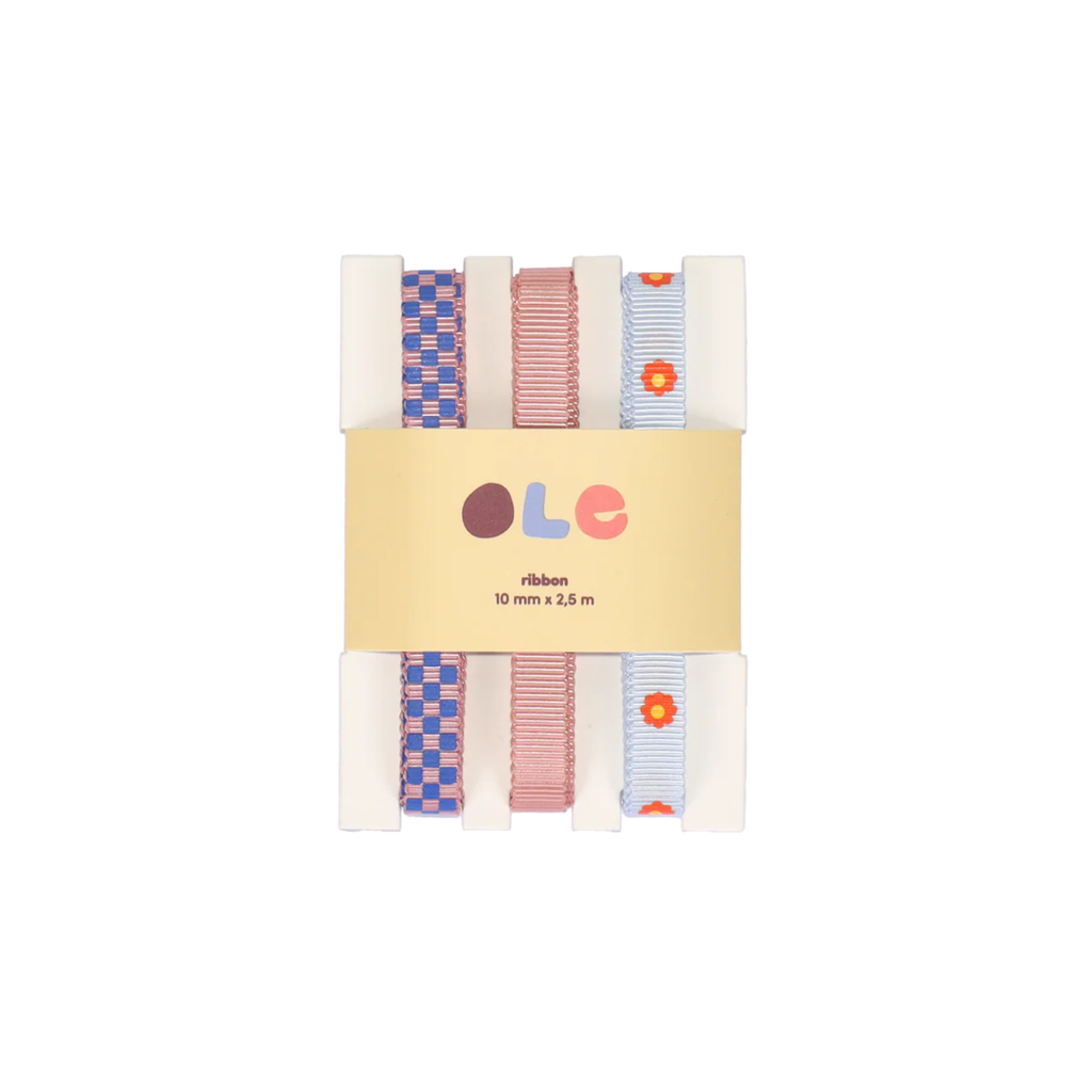 Ole - Ribbed ribbon · checkerboard + plain + flower