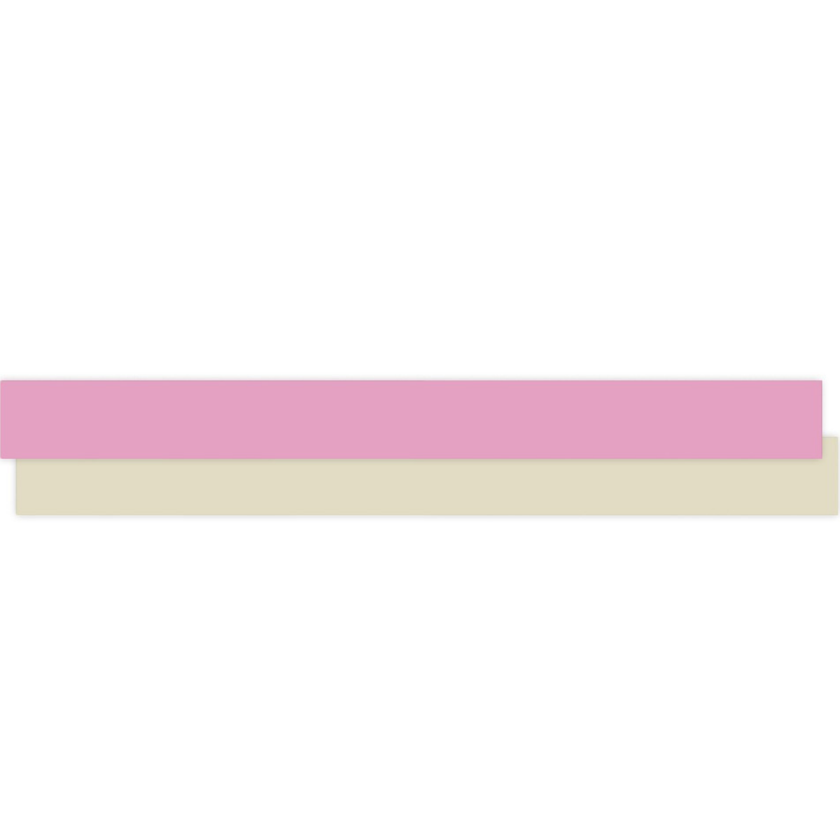 Lint - Paporlene - Uni - Bright Pink - Light Biscuit