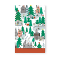 Cadeauzakje Kerst - bomen - 5 stukjes - S
