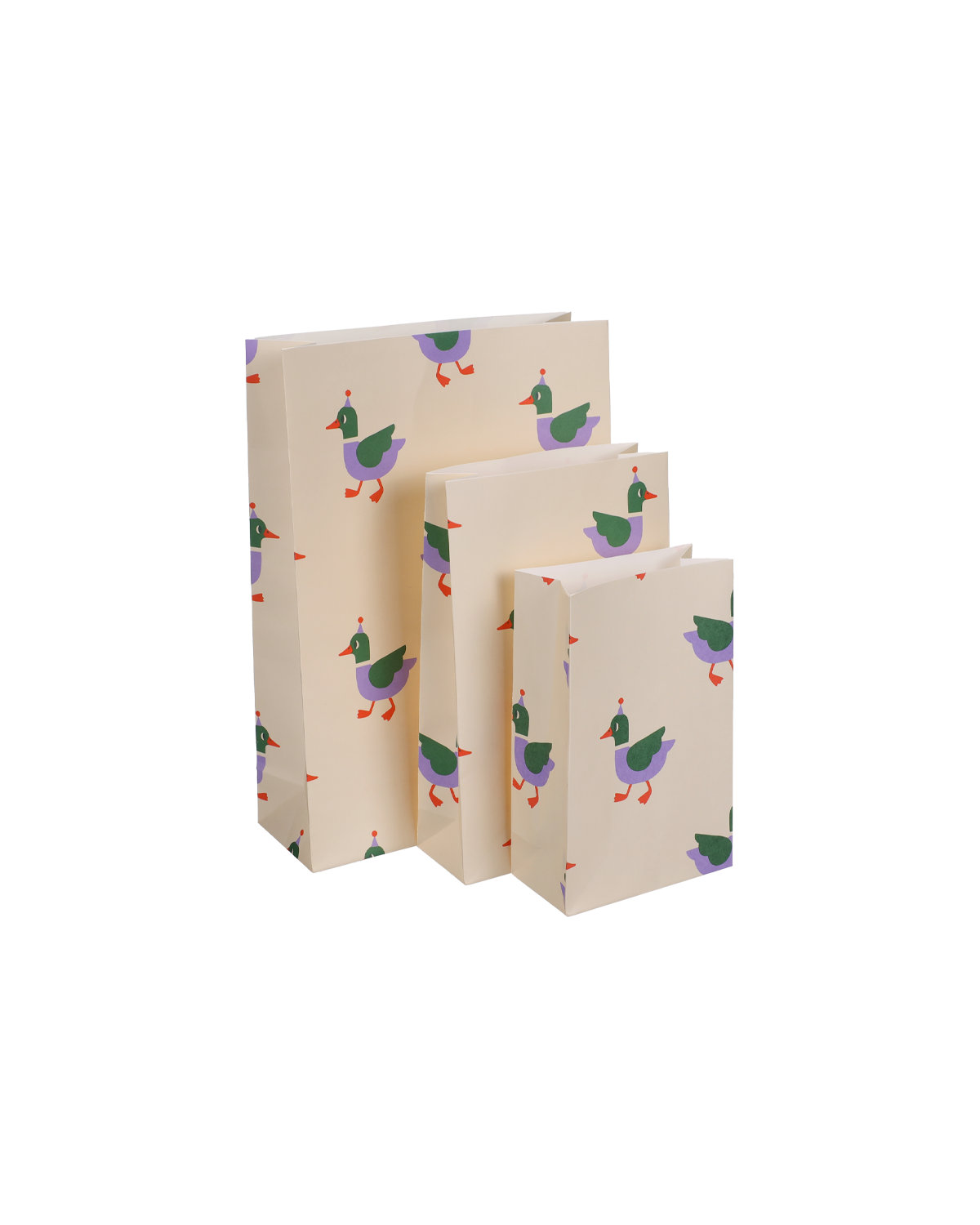 Blokbodemzakken - Duck - 5 stuks