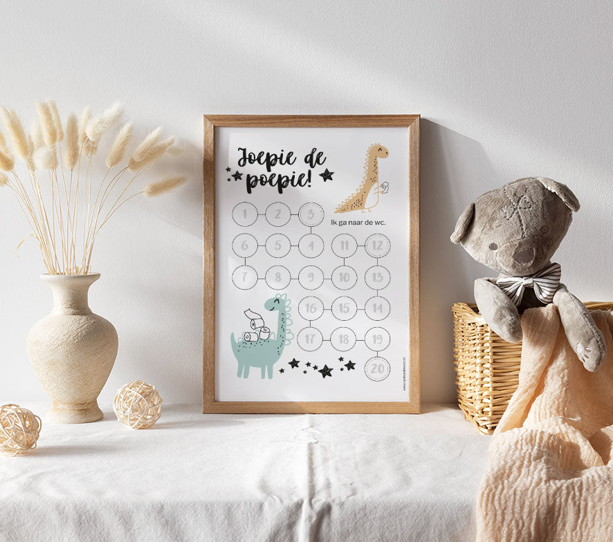 Aftelkalender zindelijkheid jongen