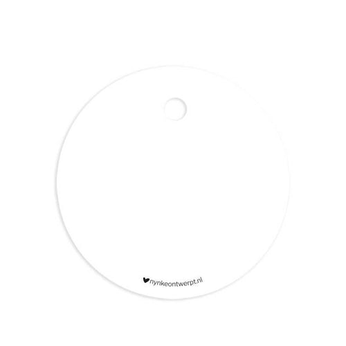 Cadeaulabel - meester - met goudfolie