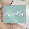 Wenskaart - Bedankt meester