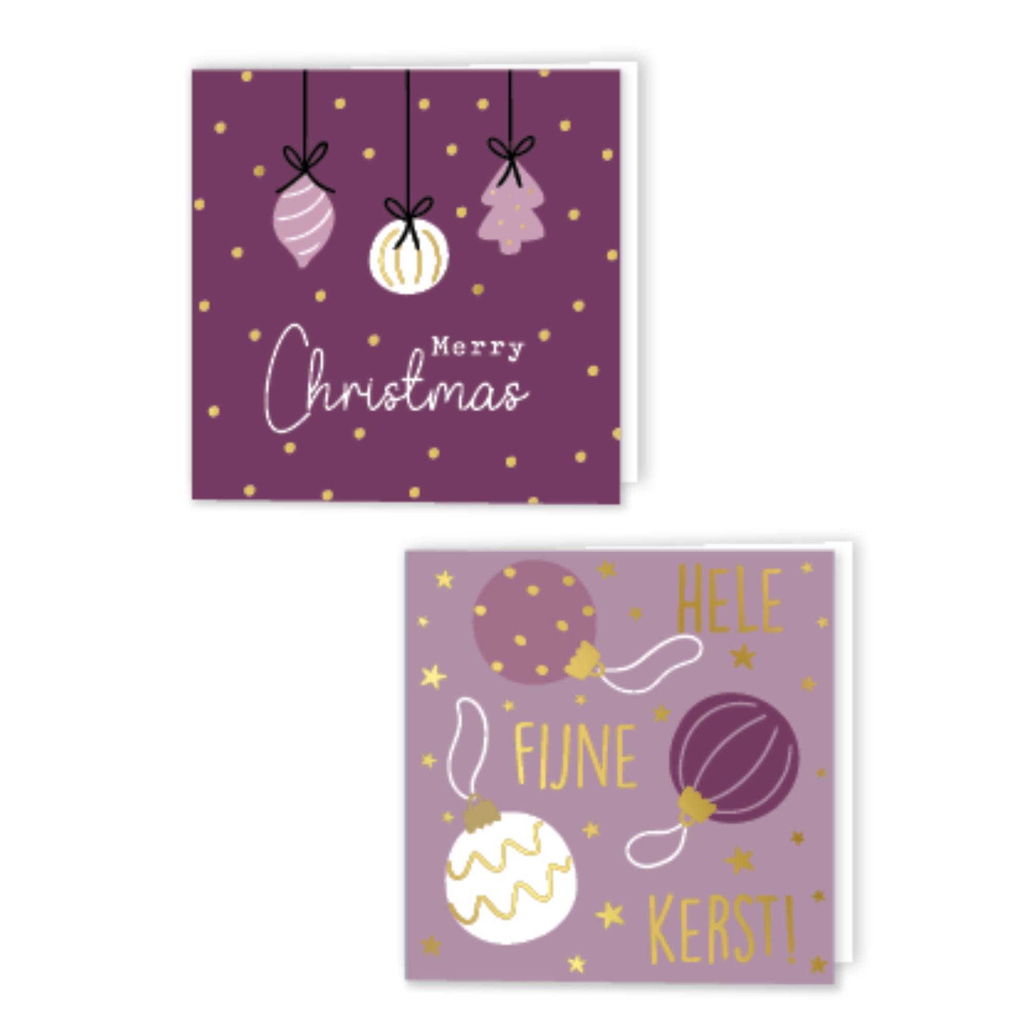 Kerstkaartenbox - Merry Christmas