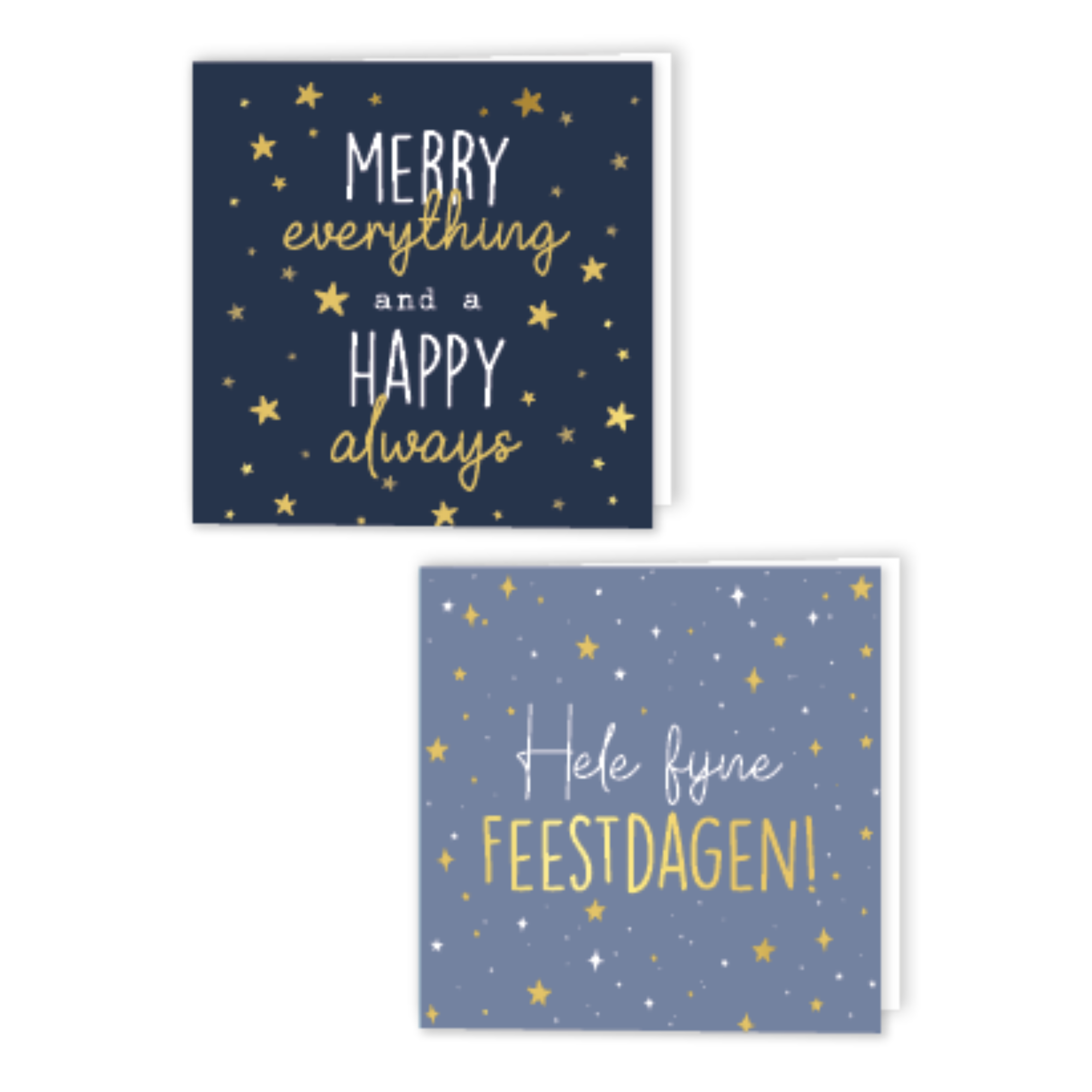 Kerstkaartenbox - Merry Everything - Happy Always