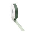 15 mm breed organza lint in de kleur misty green