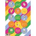 Stickervel - Feest