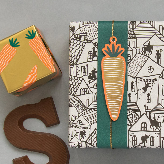 Cadeaulabel Sint - Wortel duo
