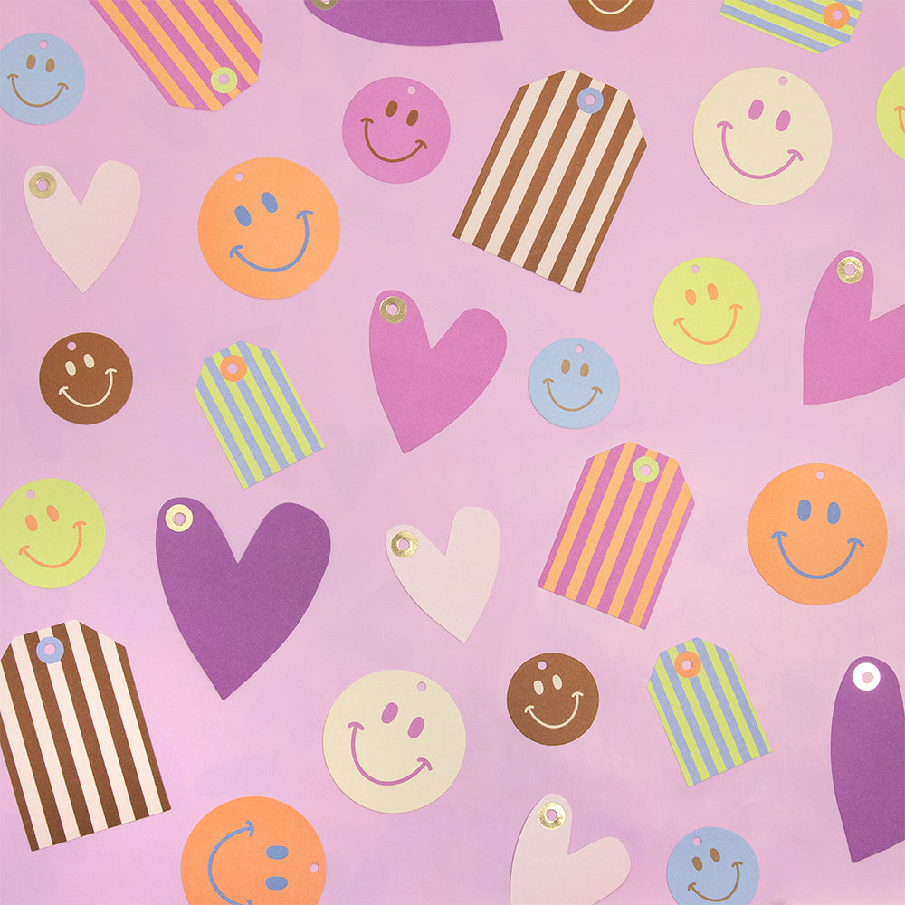 Cadeaulabel - Stripes bright S-M-L