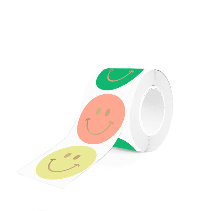 Stickers Multi - Smiley Gold - 10 stuks