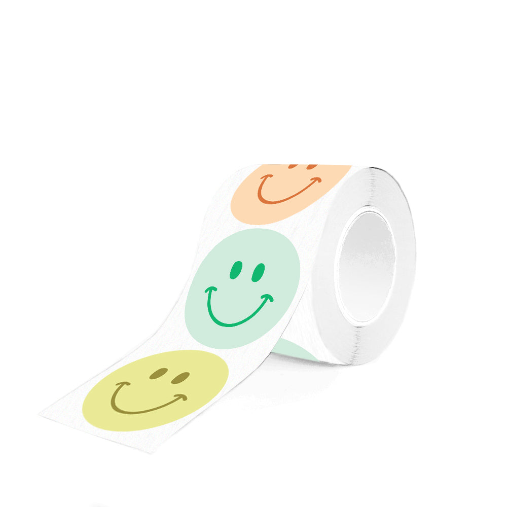 Stickers - Smiley Tonal Multi - 10 stuks