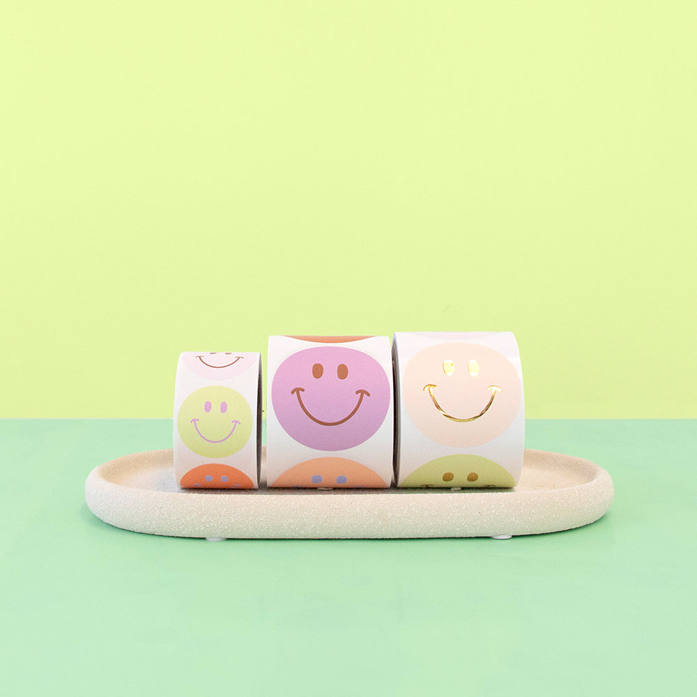 Stickers Multi - Smiley Mini Colourful - 10 stuks