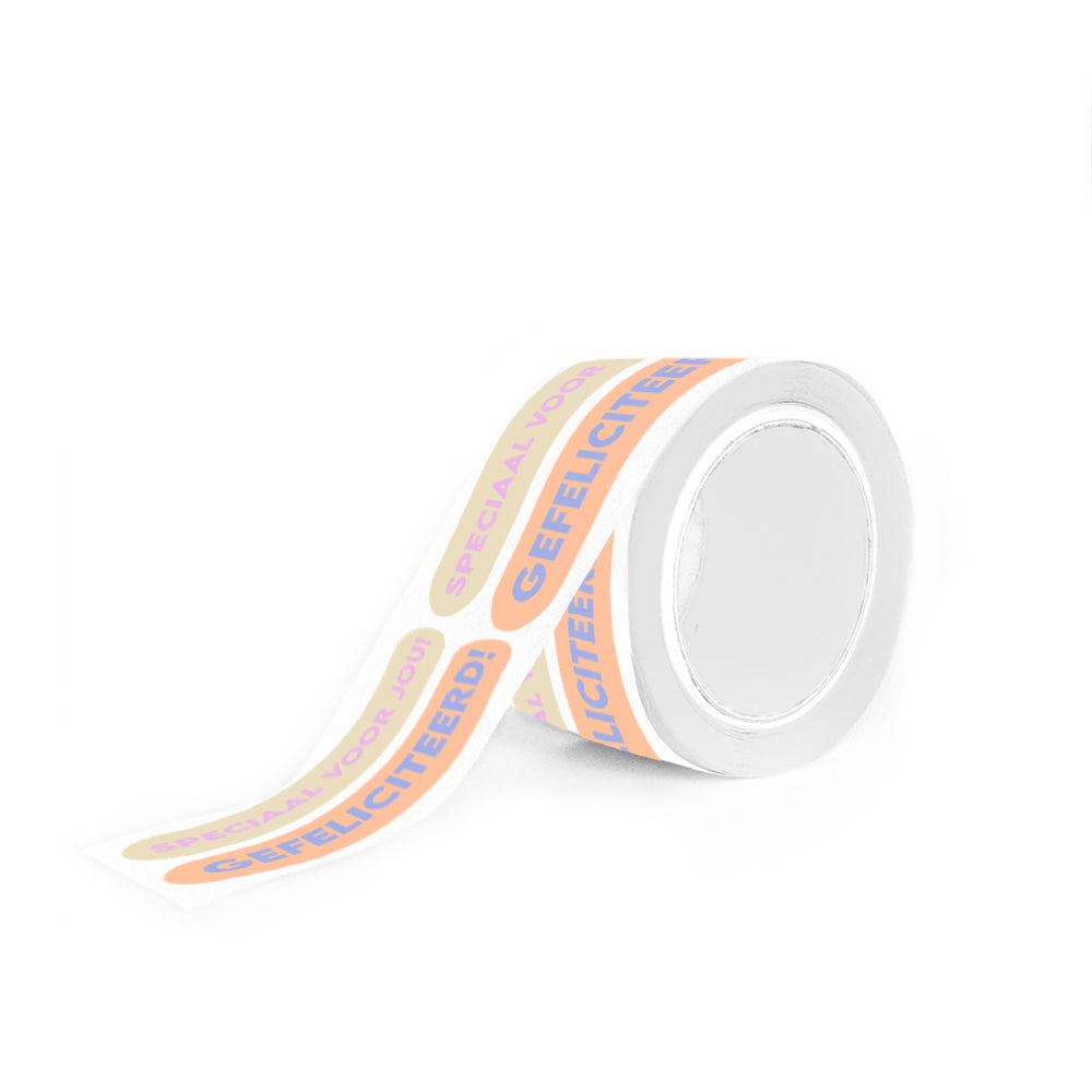 Stickers - speciaal voor jou/gefeliciteerd - 10 stuks