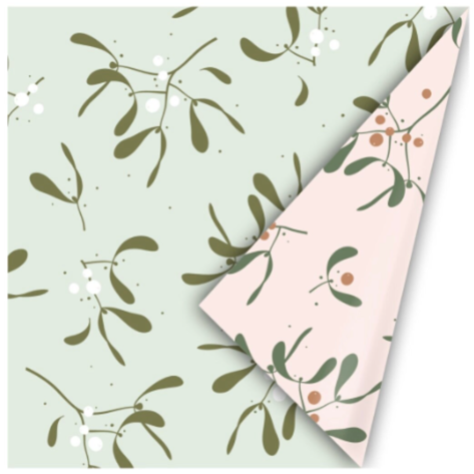 Cadeaupapier Kerst Mistletoe Memories