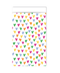 Cadeauzakjes - Lots of love multicolor - 5 stuks - S