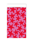 Cadeauzakje - Stars pink-red - 5 stuks - S