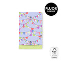 Cadeauzakjes - Party guirlande sky/lime - 5 stuks - S