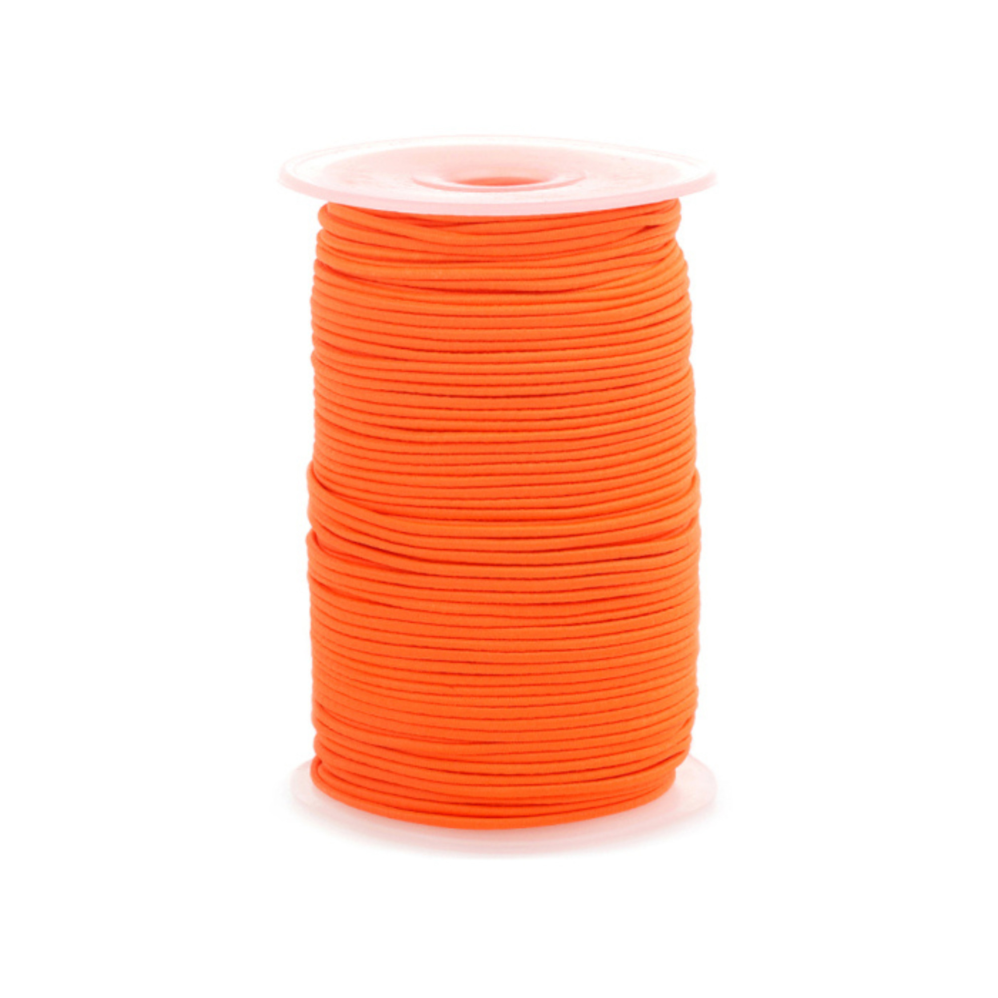 Elastiek lint - Fluor Orange 2 mm