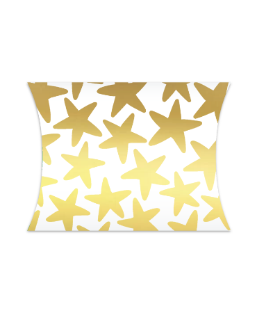Gondeldoosje - Stars white/gold