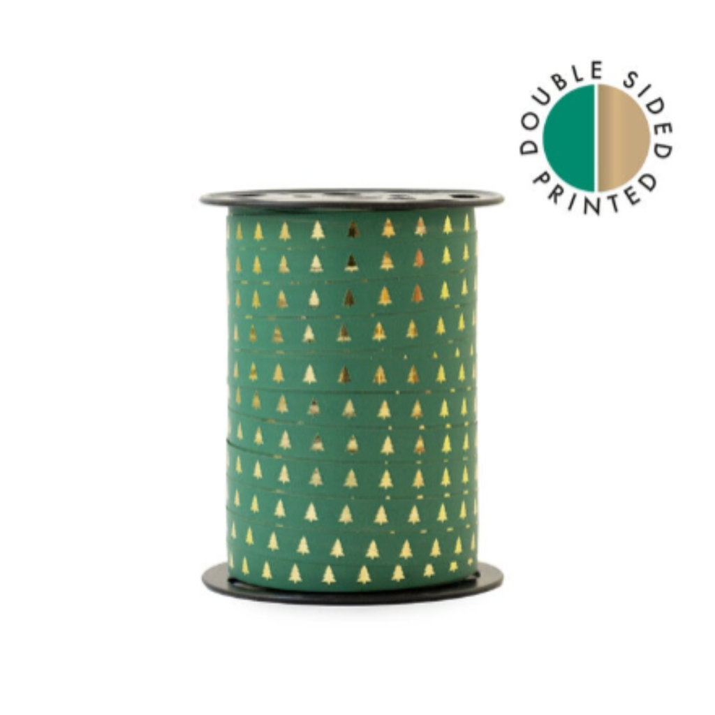 Kerst krullint - Paporlene - Tree - Forest Green - Gold